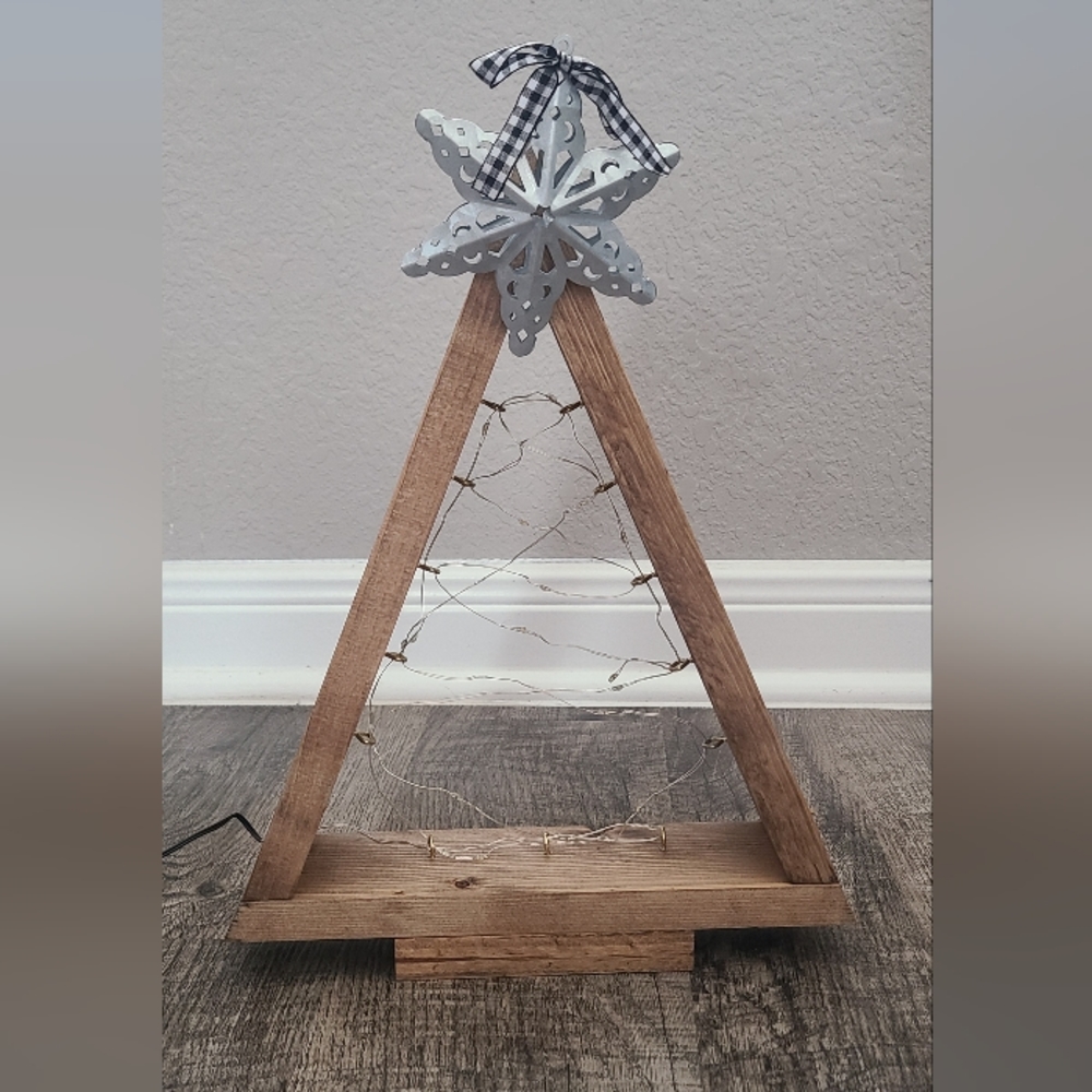 Wooden Christmas tree